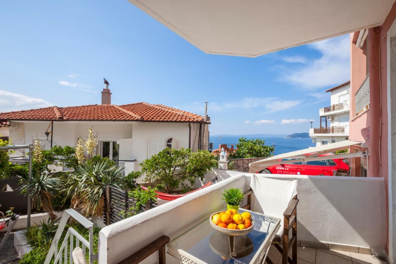 Alterra Vita Apartments Neos Marmaras Bagian luar foto